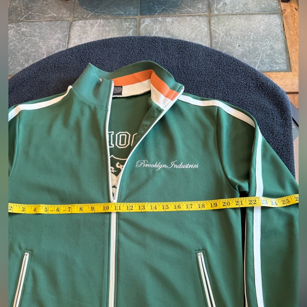 Brooklyn Industries Green Jacket with White and Orange Details - Picture 3 of 7